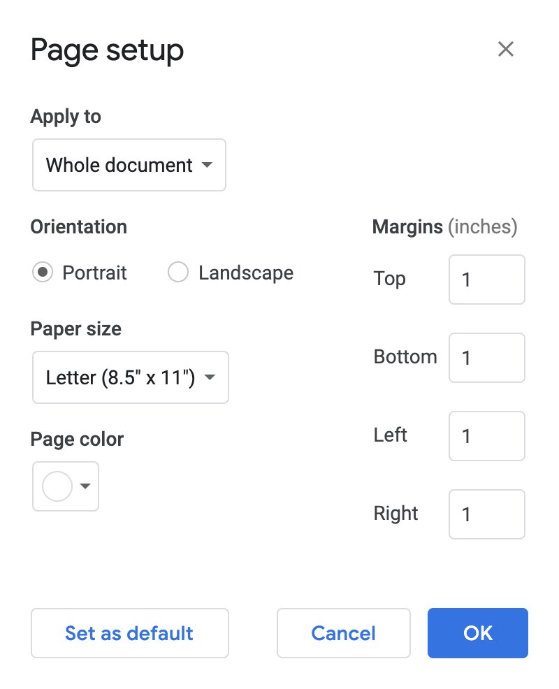 logicwing's tweet image. Google Docs Tip #009
Need to change the size of your header in Google Docs?
• Select File
• Choose Page Setup
• Make your changes!
#LiveWorkLearn #GoogleDocsTips