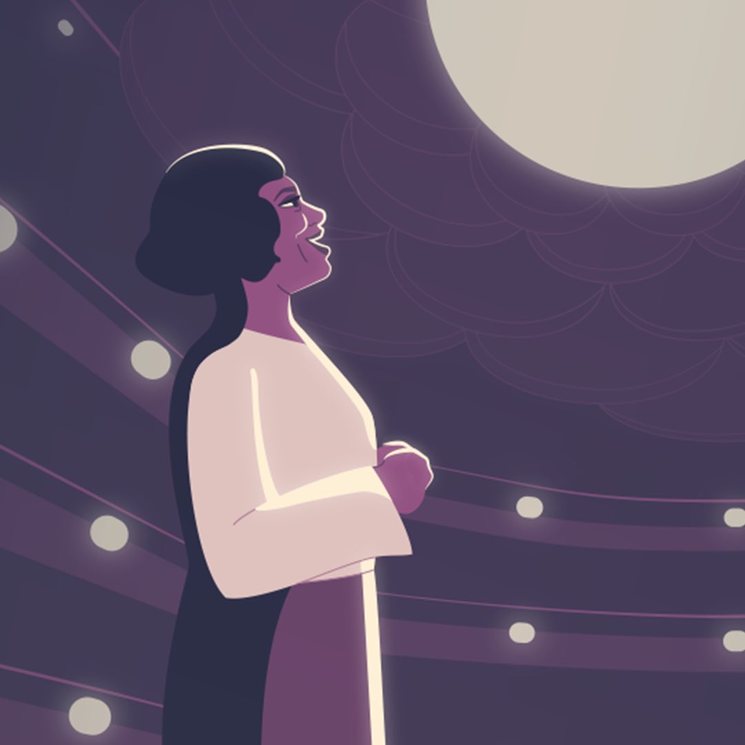 Marian Anderson was the 1st Black artist to do a full production at the NY <a href="/MetOpera/">Metropolitan Opera</a>. The design was part of a collab project with folks from Blacksmiths slack. The goal was to see the human side of these legends.

#MarianAnderson #BlackHistoryMonth #BHM #illustration #styleframe