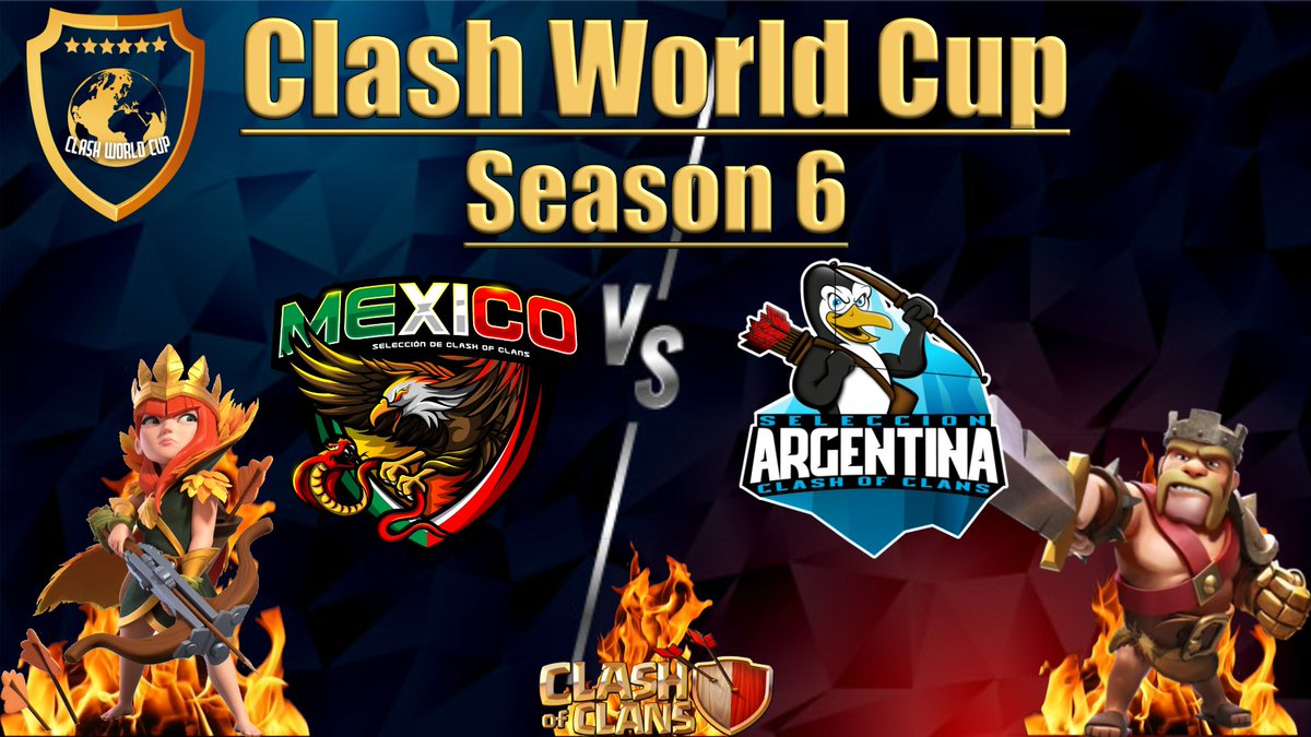 FENOGREK (@_fenogrek) on Twitter photo 🔥VAMOS🔥
HOY SE JUEGAN LA VIDAD EN LA CWC
<a href="/MEXICOCWC/">Selección Mexicana de Clash Of Clans</a> 🆚 <a href="/sel_ArgentinaOk/">Sel. Argentina de Clash of Clans</a>
PLAYOFFS DE @ClashWorldCup1
DE PODER A PODER POR LA GLORIA
19:00 HRS 🇲🇽 AHI LOS VEO BANDA
#PincheSplenazoS 🔥VAMOS🔥
HOY SE JUEGAN LA VIDAD EN LA CWC
<a href="/MEXICOCWC/">Selección Mexicana de Clash Of Clans</a> 🆚 <a href="/sel_ArgentinaOk/">Sel. Argentina de Clash of Clans</a>
PLAYOFFS DE @ClashWorldCup1
DE PODER A PODER POR LA GLORIA
19:00 HRS 🇲🇽 AHI LOS VEO BANDA
#PincheSplenazoS