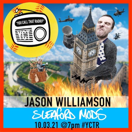 it is an honour to welcome <a href="/fit_as_fuc/">Jason Williamson</a>  of <a href="/sleafordmods/">Sleaford Mods</a> onto You Call That Radio TV on 10.03.21