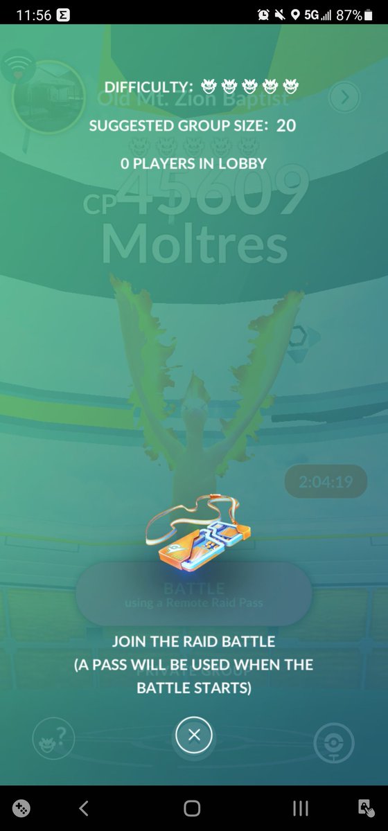 ace_king921's tweet photo. @PokemonGoApp @NianticHelp @NianticLabs
Can't even do remote raids when invited. 😢 💔 https://t.co/s0NT2qZo6C