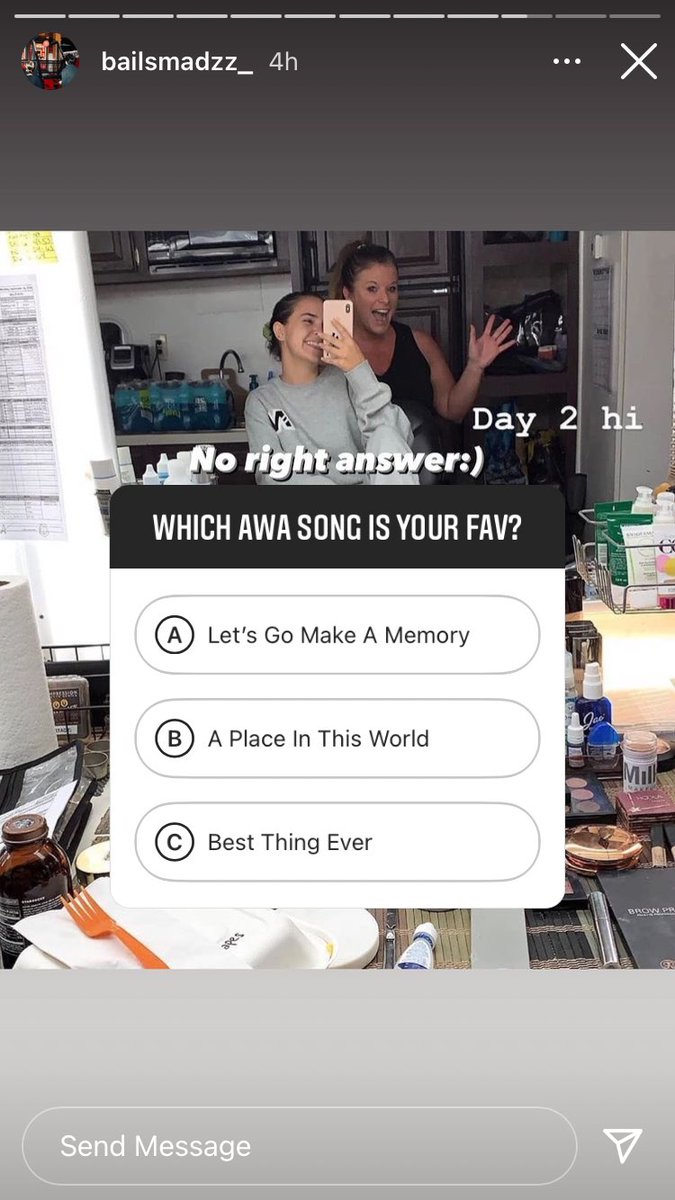 BaileeCa's tweet photo. @BaileeMadison @Baileemadz_ honestly I can’t pick a favorite. It’s like asking a parent to choose their favorite kid lol. Yes, I think all the songs are that amazing! 😉Bailee Madison girl—wow—you did nail the vocals on #PlaceInThisWorld though.🙌🙌🎶An incredible ST.On 🔂24/7!❤️ https://t.co/Sr37eFlVS1