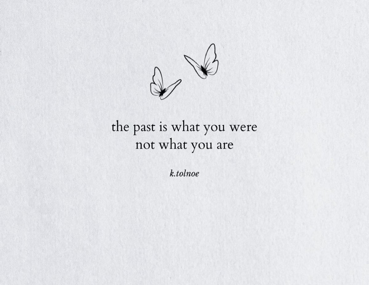 let the past stay in the past.