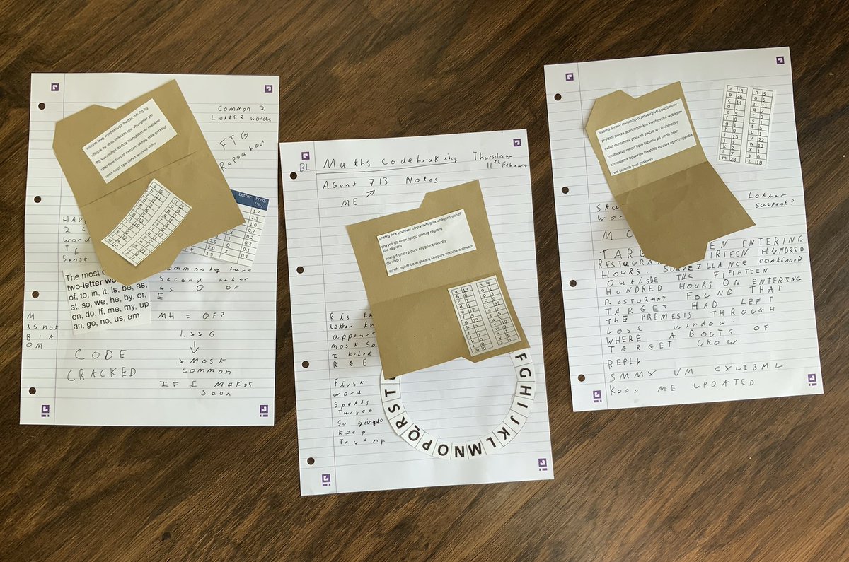 FulstonFamily's tweet photo. 📣 STUDENT SHOUTOUT! 📣

Congratulations to Harrison Goldsmith in Year 9 on your amazing Codebreaking work! Our Maths Department were blown away by your codebreaking skills! 🔍 🕵️‍♂️ ➗

#StudentShoutouts #FulstonFamily https://t.co/7TxF3LYQhU