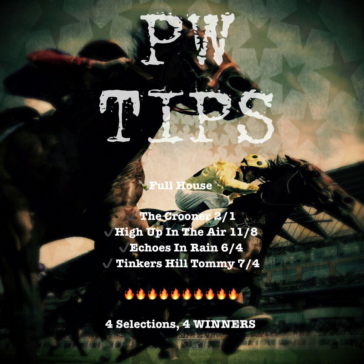 4 out of 4. Get in there <a href="/PWT1PS/">PWTIPS</a> outstanding!