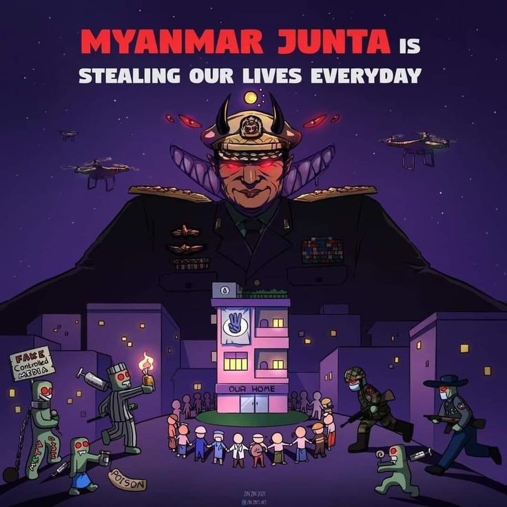#WhatHappeningInMyanmar 
#RejectMyanmarMilitaryCoup 
#SaveMyammar