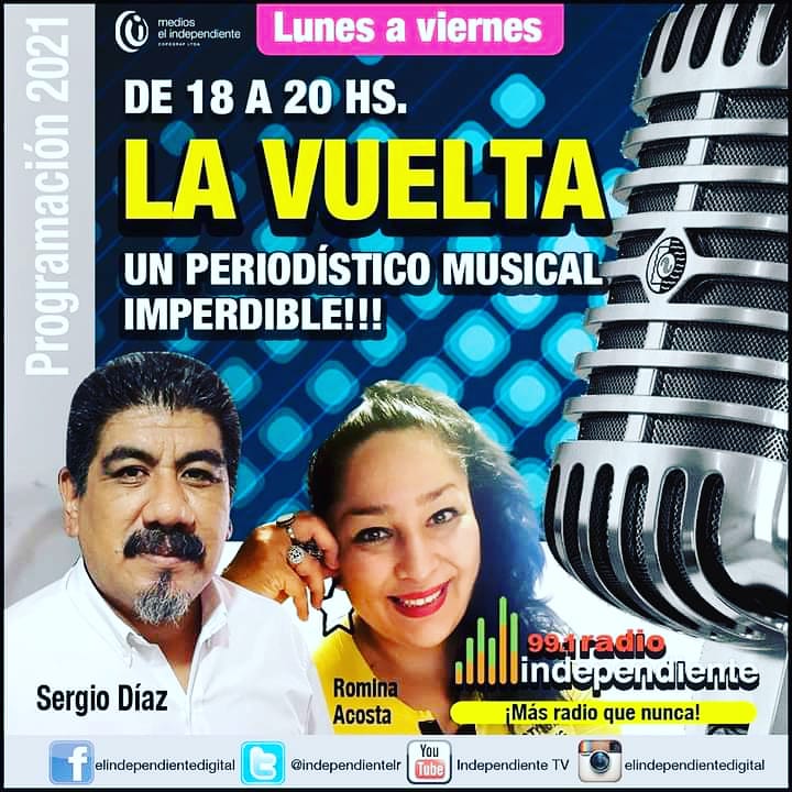 locutordiaz's tweet photo. Desde este Lunes 1 de Marzo.!!!
#Programacion2021
#RadioIndependiente991
@independientelr https://t.co/oty11PaXsm