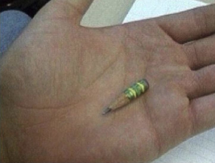 miliondollameat's tweet photo. kids whomst used pencils like these how y'all doing with ur life? https://t.co/qEFT7lHGQV