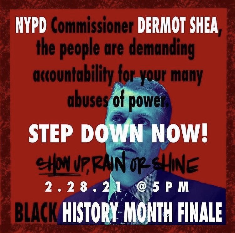 ItsAStrategy's tweet photo. CALL TO ACTION: ALL HANDS ON DECK! 📣

Today at 5PM @ Columbus Circle!
Rain or shine, we will demand accountability from the NYPD. SHARE and ATTEND, let’s make them hear us! 🗣

#policebrutality #nojusticenopeace #blacklivesmatter #itsastrategy #resigncommissionershea #nypd https://t.co/P8VE5mmPck