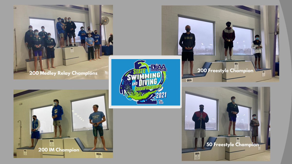 DIAA (@diaa_delaware) on Twitter photo DIAA Boys Swimming Championships RESULTS -
200 Medley Relay Champions: <a href="/Salesianum/">Salesianum School</a> (Elder, Boyle, Janton, Tsakumis)
200 Freestyle Champ: Kevin Lewke (<a href="/AppoAthletics/">Appo Athletics</a>)
200 Yard IM Champ: Alek Elder (<a href="/Salesianum/">Salesianum School</a>)
50 Freestyle Champ: Thomas Conaty (<a href="/hillerssports/">Tower Hill Athletics</a>) DIAA Boys Swimming Championships RESULTS -
200 Medley Relay Champions: <a href="/Salesianum/">Salesianum School</a> (Elder, Boyle, Janton, Tsakumis)
200 Freestyle Champ: Kevin Lewke (<a href="/AppoAthletics/">Appo Athletics</a>)
200 Yard IM Champ: Alek Elder (<a href="/Salesianum/">Salesianum School</a>)
50 Freestyle Champ: Thomas Conaty (<a href="/hillerssports/">Tower Hill Athletics</a>)