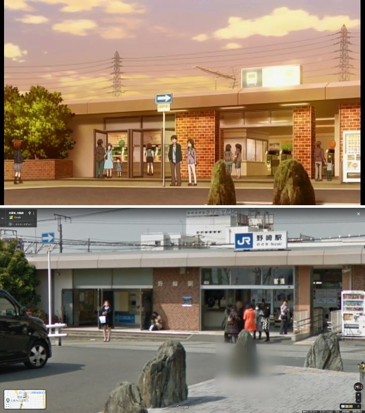 Sgoｱﾛﾌｧ C調 バス停もありました野崎観音前 なのん