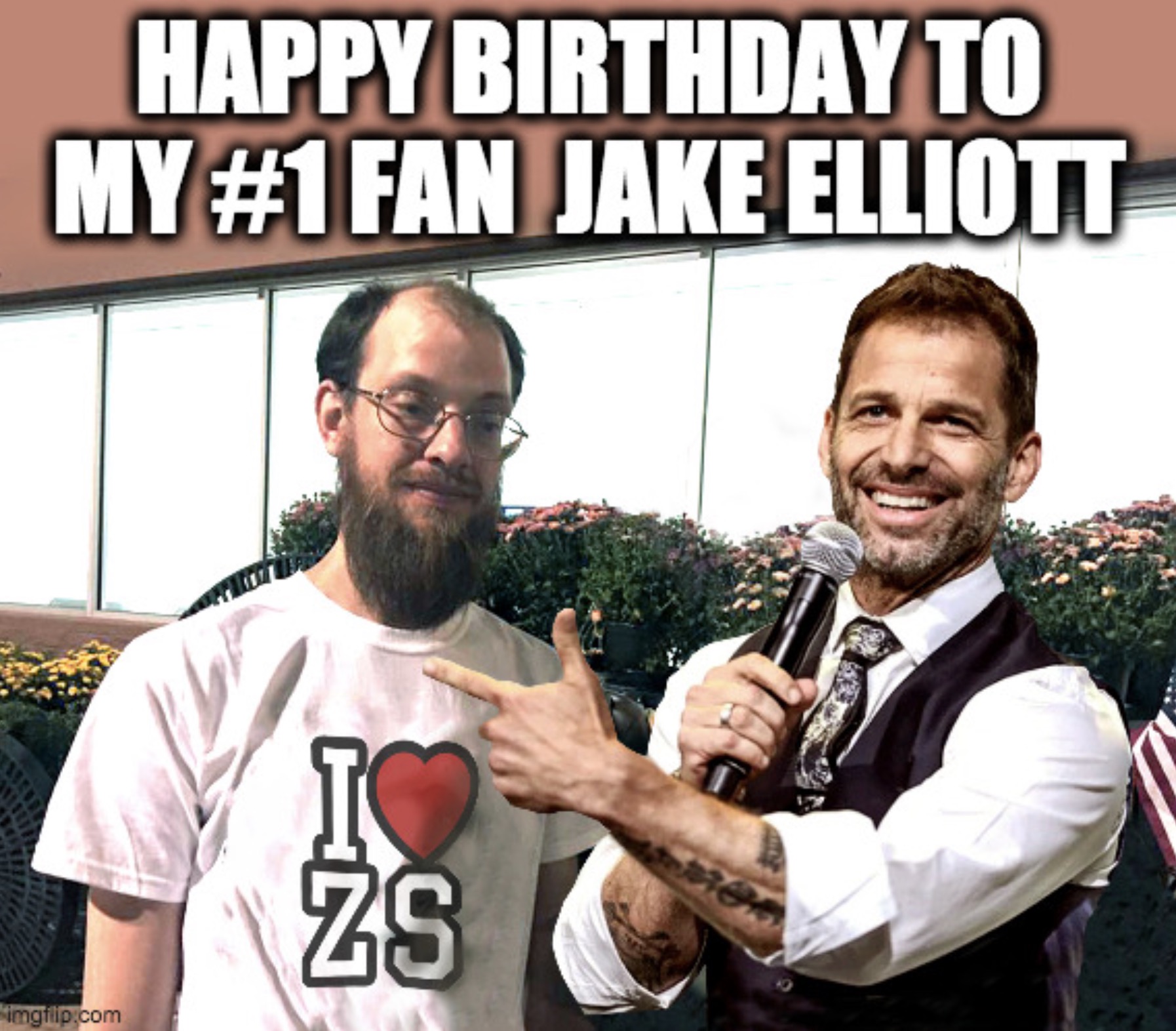 Zack Snyder went all out this year to wish his fan Jake a Happy Birthday!   