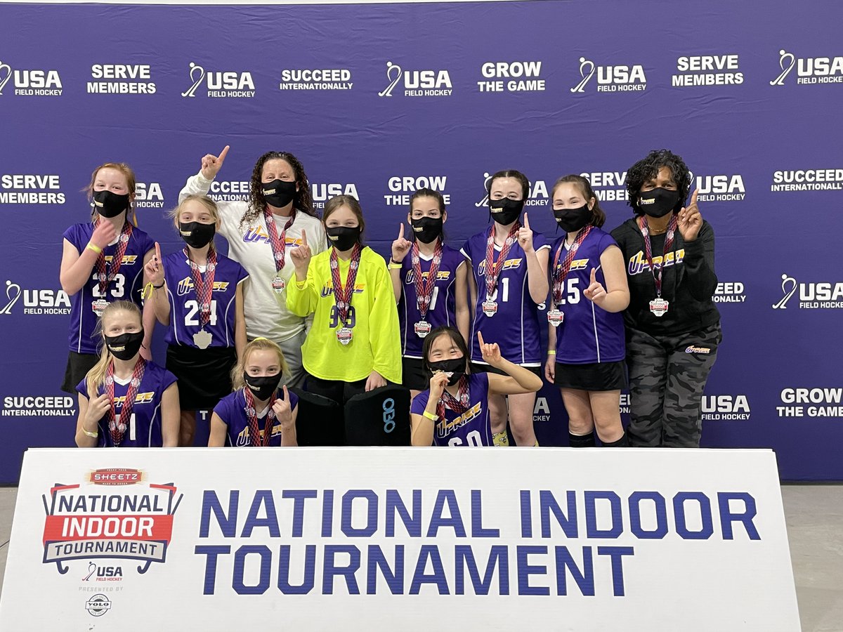 USAFieldHockey's tweet photo. More pool winners! Congratulations to this wave of U-10/U-12 Co-Ed #NIT2021, presented by @YOLOSportswear, medalists! 🏅

I: @UPRISEFHC Gold
J: @NookFieldHockey 
K: @capecodyfh https://t.co/UNmzi5zw3T