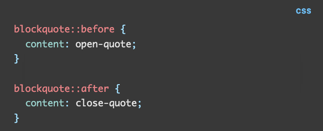 👇 Quick evening TIL post. 🙈 

"How to display language-specific quotes in #CSS"

stefanjudis.com/today-i-learne…