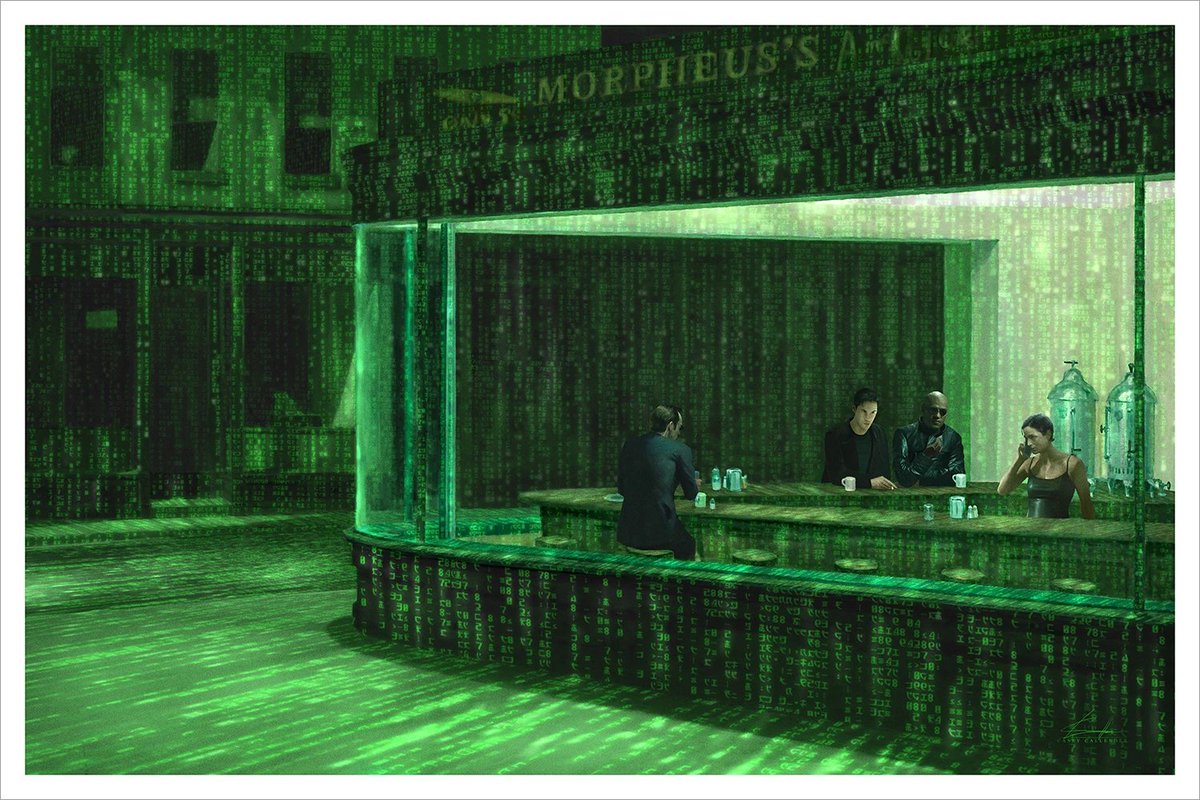 GeekyNerfherder's tweet photo. #CoolArt: #EdwardHopper's #Nighthawks inspired prints by #CaseyCallender through @HeroComplexArt Gallery https://t.co/PVQPfeTzfy https://t.co/Mv7pyhRFNH