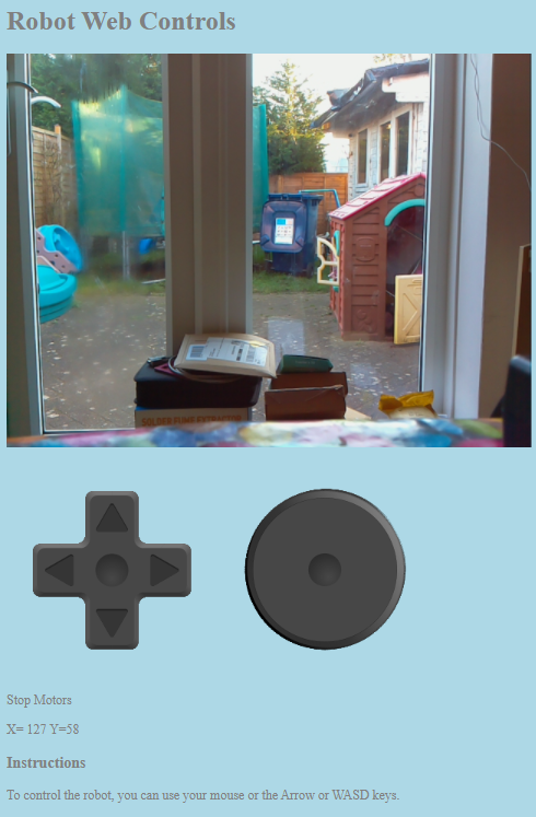 CannonFodder's tweet image. I&apos;m giving a short talk how to control a robot over the web or LAN, to get ready for the talk, I have updated my robot web control project on #OpenPiRobotics GitHub to display a video feed on the same page as the controls.

github.com/OpenPiRobotics…