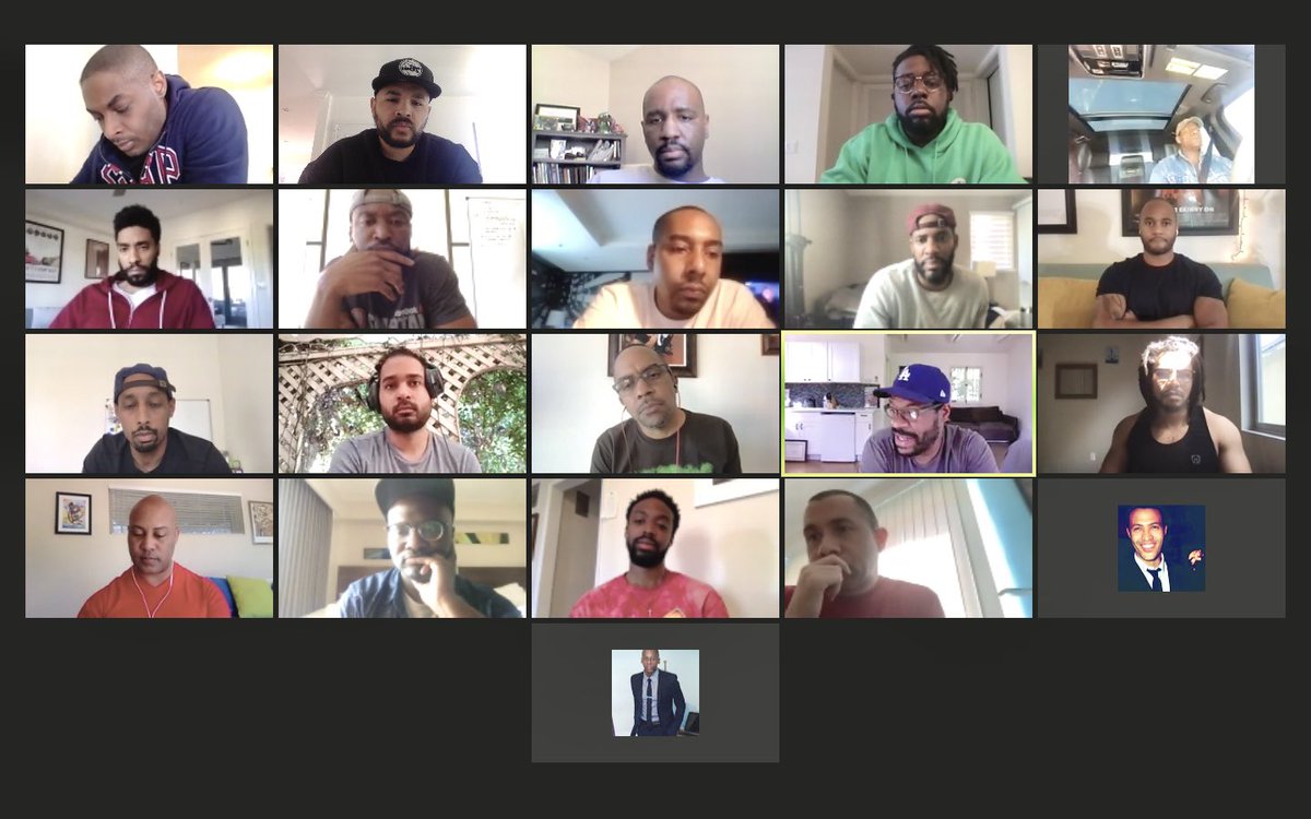 Black Male Writers Meetup #2 in the books. Not the way we planned it, but that’s consistent with everything else in the last year. Thanks to everyone who joined the chat today. And a special thanks to my cohost <a href="/MnelikBelilgne/">Mnelik</a> Let’s keep it going! #blackmalewritersmeetup