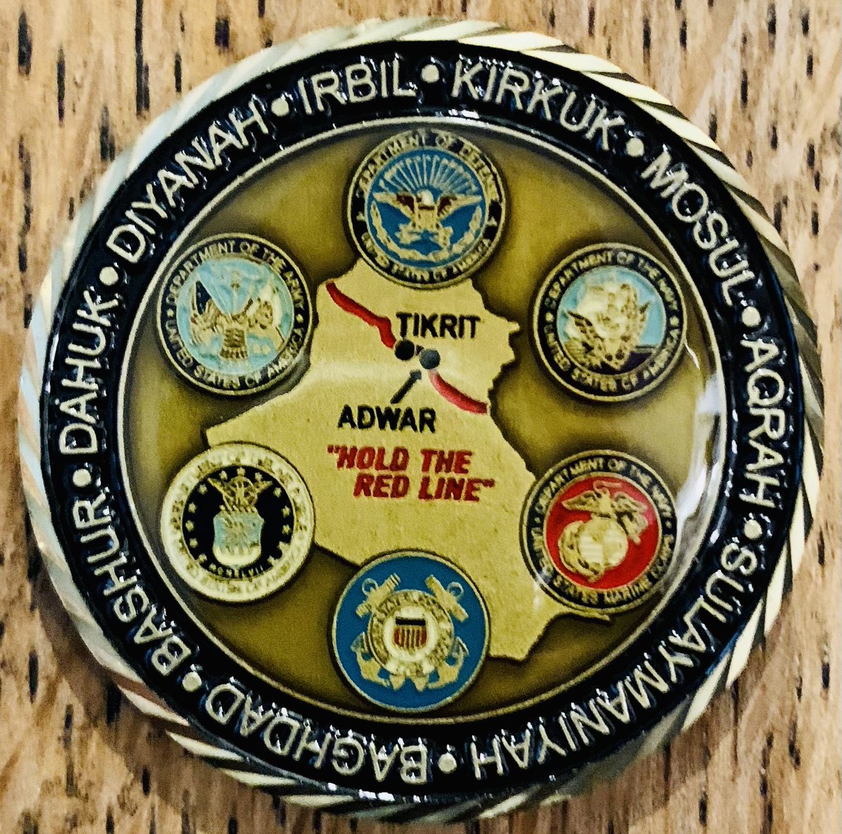 CSMUSArmy's tweet photo. #Military #CoinOfTheDay #OperationRedDawn #13December2003 Search and capture of #SaddamHussein in #AdDawr #Iraq. He was executed by hanging on #30December2006 https://t.co/8mGZyD7NdH