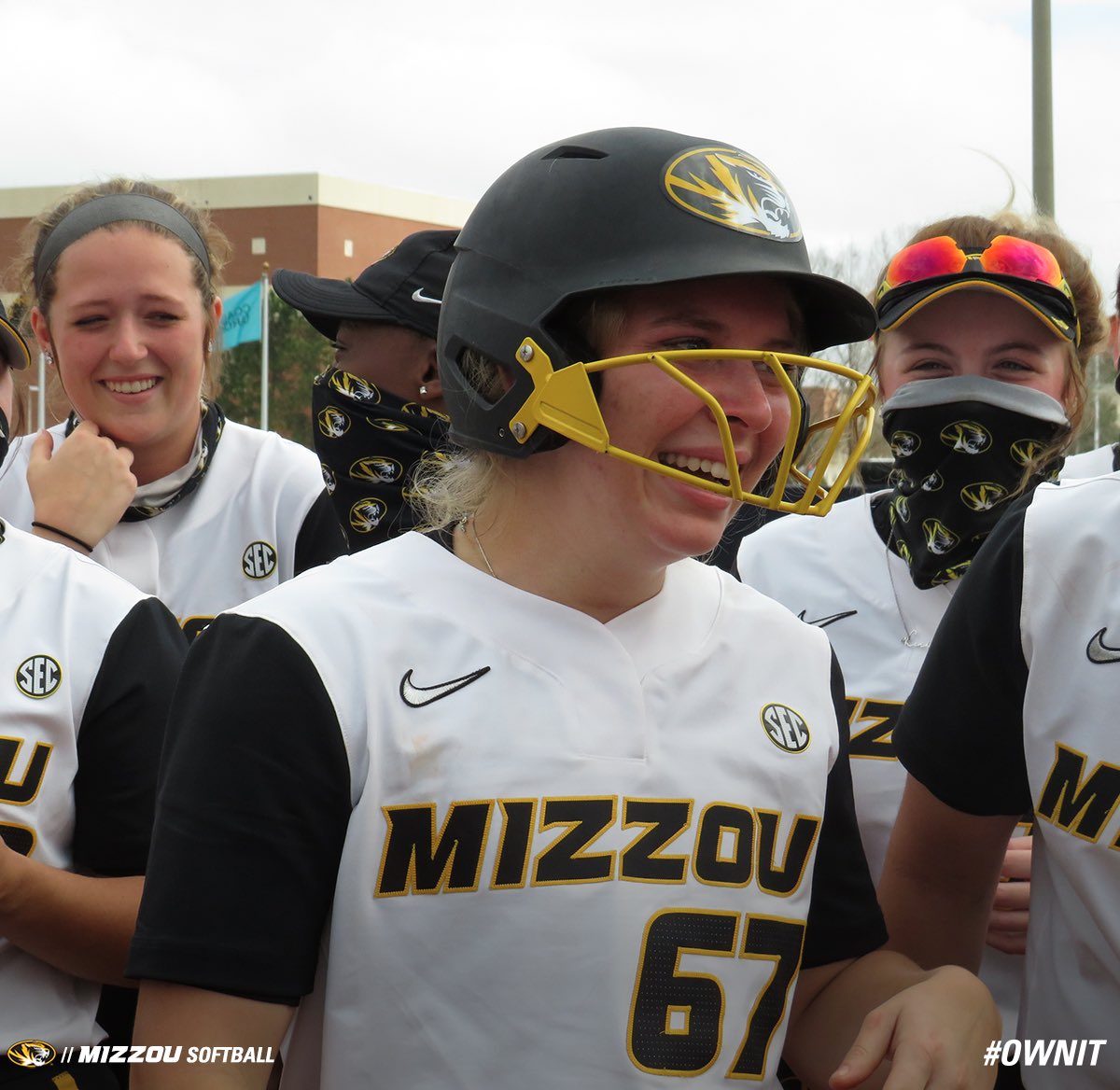 MizzouSoftball's tweet photo. Katherine Kadlec:
• 4th season on the team
• From Columbia, Mo.
• Granddaughter of Mr. Mizzou
• First Career Hit + RBI on a Walkoff

#OwnIt x #MizzouMade https://t.co/eUFK1Hv6TK