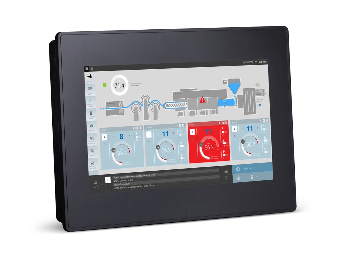 Servo2Go's tweet image. The New eSMART Series HMI products from Exor combine state-of-the-art features and top performance with an outstanding design. They have been designed to offer an outstanding price/performance ratio for challenging applications. Shop now at-
zcu.io/BYum