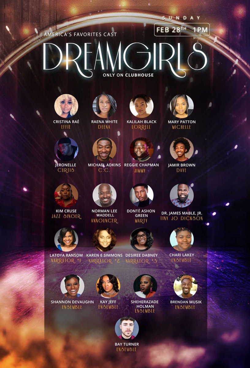 Mary_Searcy's tweet photo. Happening NOW #DreamgirlsCH https://t.co/IjKO1TjNVi