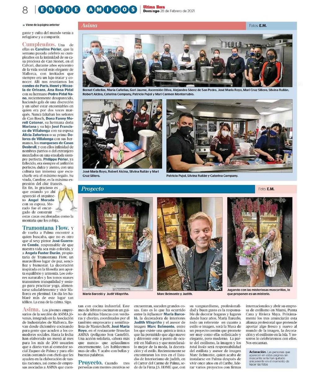 Gracias Esteban Mercer por dedicar un espacio en tus páginas del <a href="/UHmallorca/">Ultima Hora Mallorca</a> a los jóvenes de Asima. #ASIMAJóvenes #RSC #voluntariado #Zaqueo #Palma
<a href="/FundacionAsima/">FUNDACION ASIMA</a>