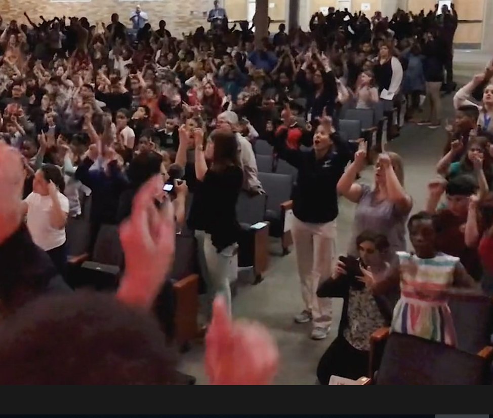 Hope this video of 800 children singing a song about equality and performing the verse in sign language inspires you to share.  Millions of children don't know the song exist. They can learn it at Worldunityinc.org                worldunityinc.org/assets/files/W…