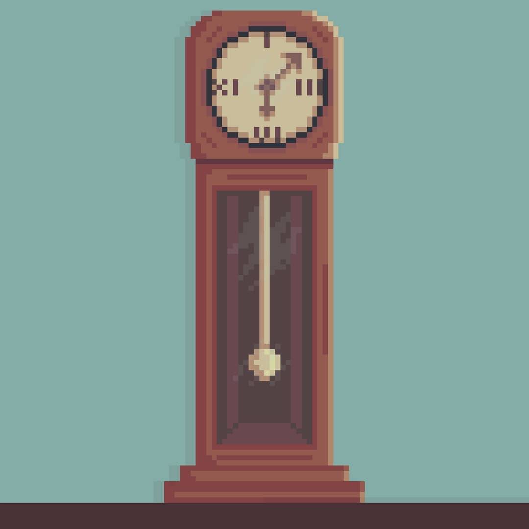 ThePhelo's tweet photo. #pixelart #clock #pixelartsociety #pixelated #time #bigclock https://t.co/wwnhfJhR5R