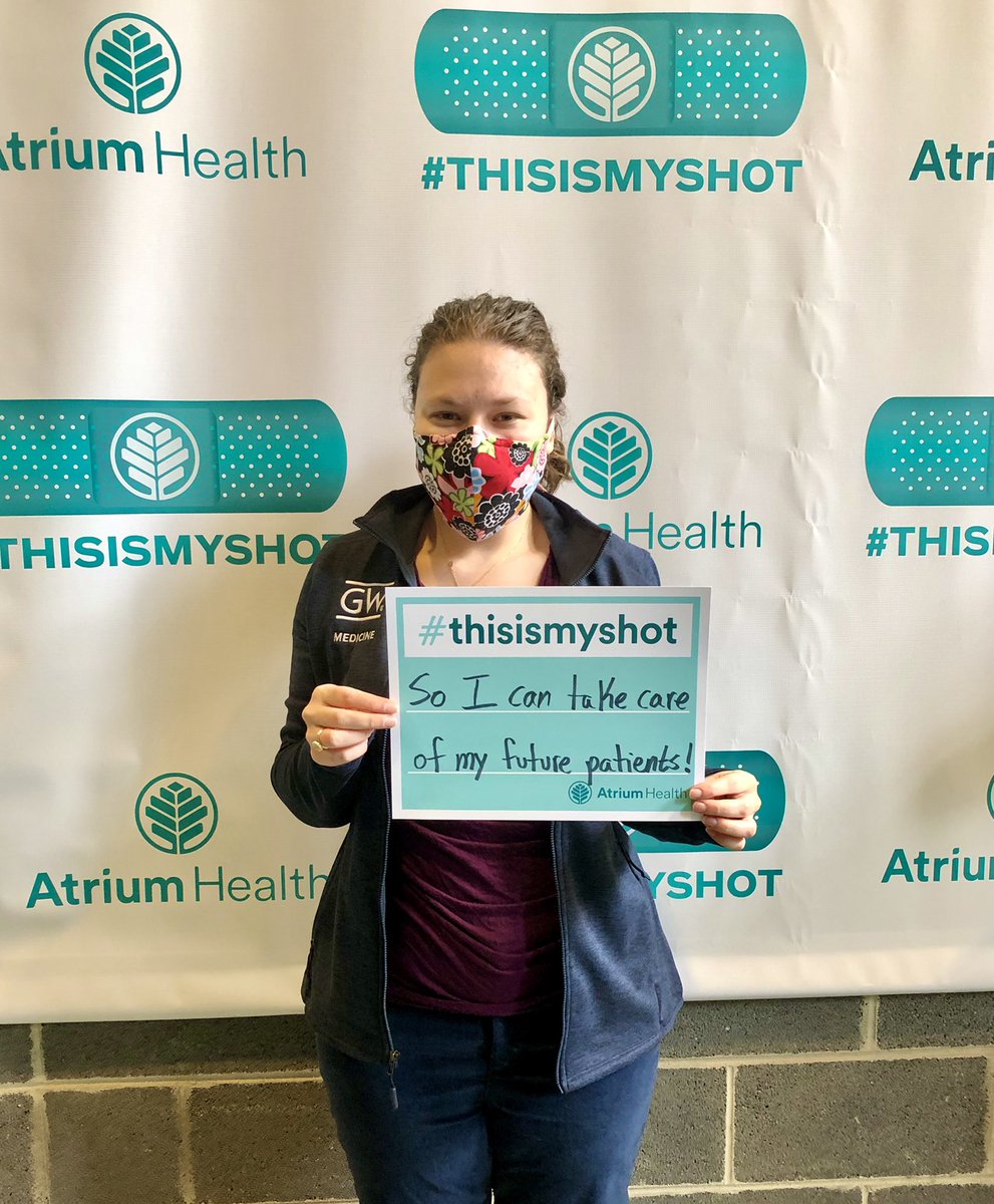 JaneHenri's tweet photo. Fully vaccinated! Now the only things standing between me and clinical rotations are a few more weeks of studying while my plasma cells get to work and Step 1! #ThisIsMyShot #COVID19Vaccine #Moderna #DontThrowAwayYourShot https://t.co/CVBjodQDYE