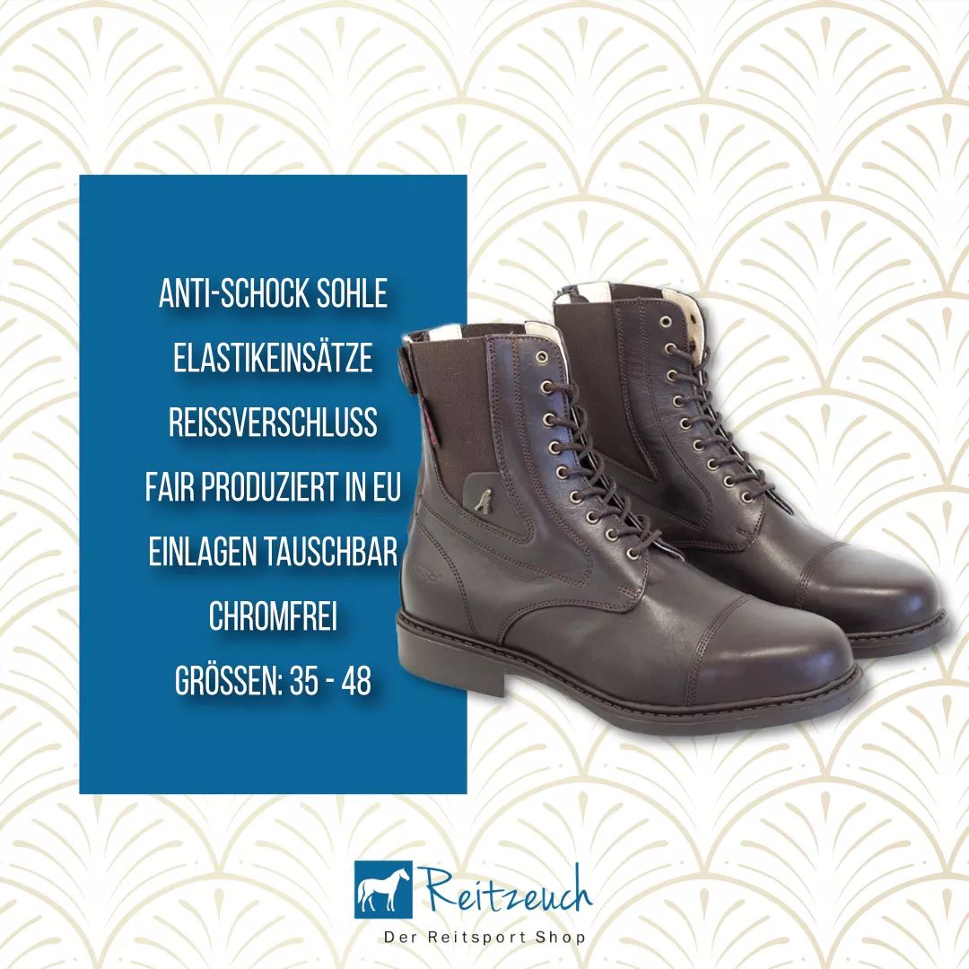 reitzeuch's tweet photo. Bequeme Reitstiefeletten, fair produziert und schadstoffarm? Geht! Entdecke unsere Stiefeletten auf https://t.co/XoYtbQ0wPU https://t.co/PxG2ixZgCw