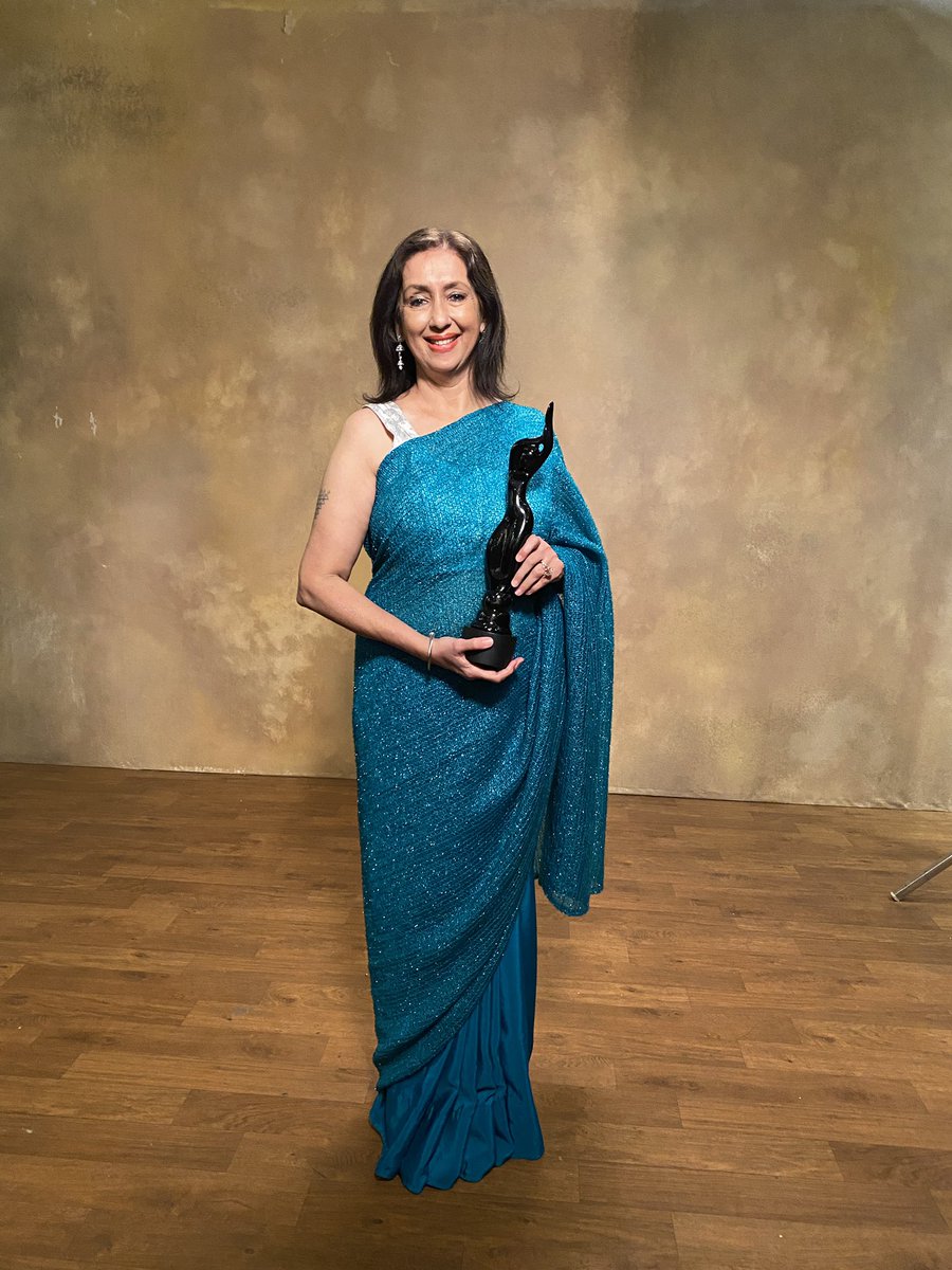 #PlanetMarathiFilmfareAwards  #filmfare #planetMarathi Best Actor in A Supporting Role (Female) for Mogra Phulala! #mographulaalaa  <a href="/Gseamsak/">Gseams</a> <a href="/Shrabanid1/">Shrabanideodhar</a> <a href="/swwapniljoshi/">Swwapnil Joshi | स्वप्नील जोशी</a> Thank you for the faith in me.