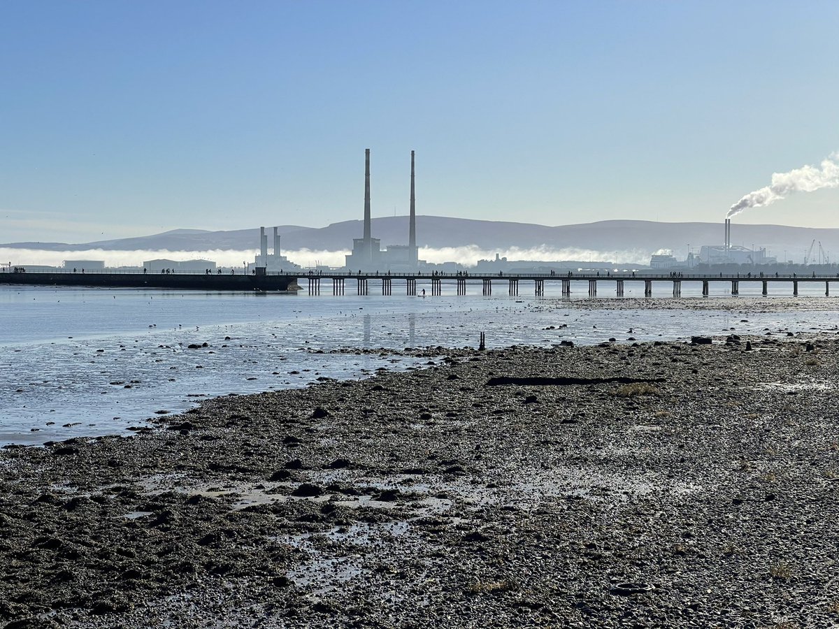 PatrickMooney's tweet photo. Lovely fog covering Dublin Bay earlier today. #SpringInDublin https://t.co/4xxpgtTB6V