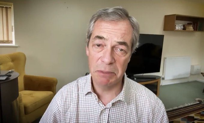Farage crisis in Kent this evening. One massive twat in a wretched grief hole that hasn't been redecorated since the 70s has tested positive for having eyes that are a window into his soul.