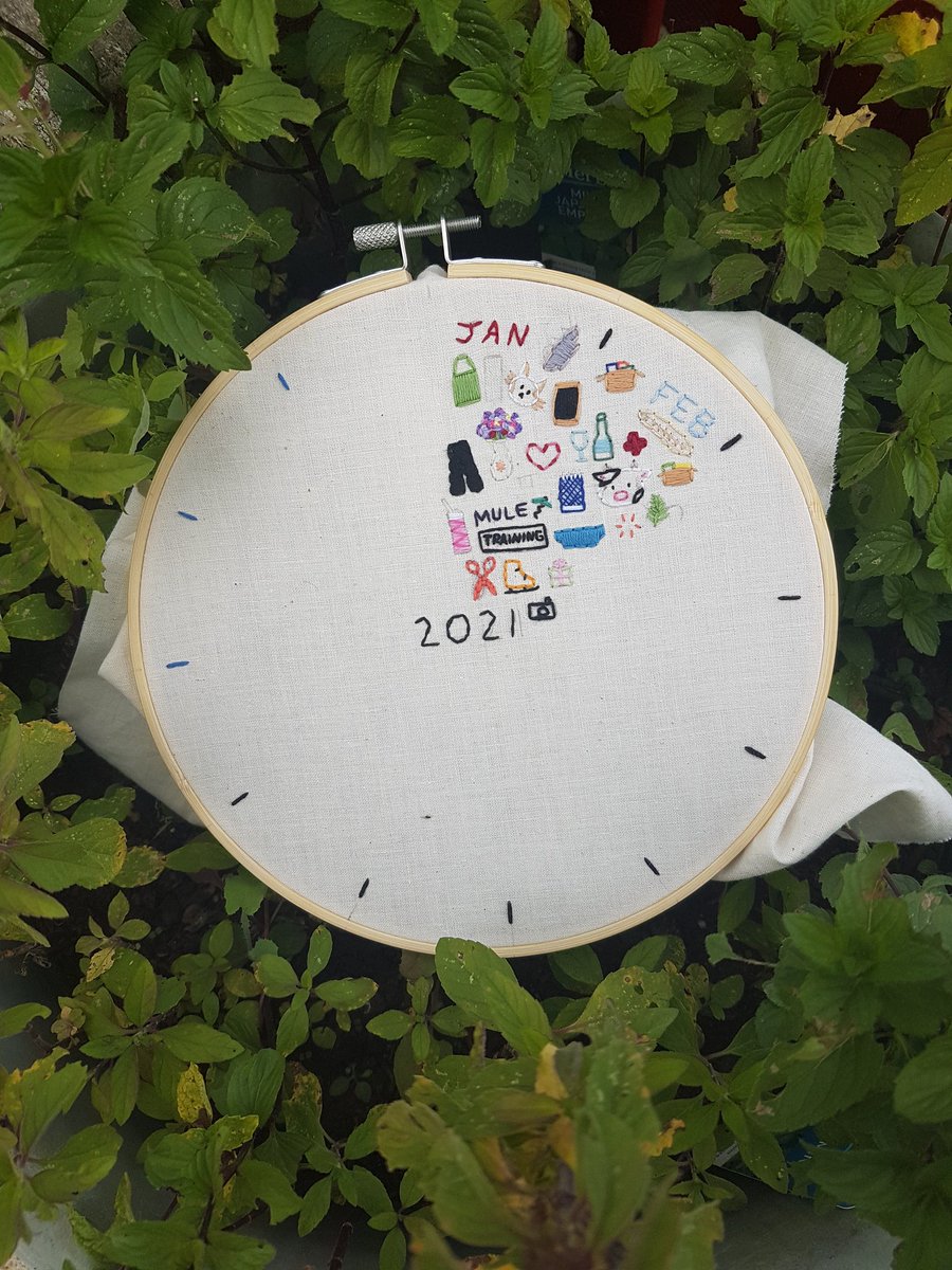 seamstressed04's tweet photo. Here we are, my update at the end of February! 📅 💙

It's been so busy that I had to catch up on quite a few stitches yesterday but we're now done for the month here! <3 https://t.co/IUMeBNre39