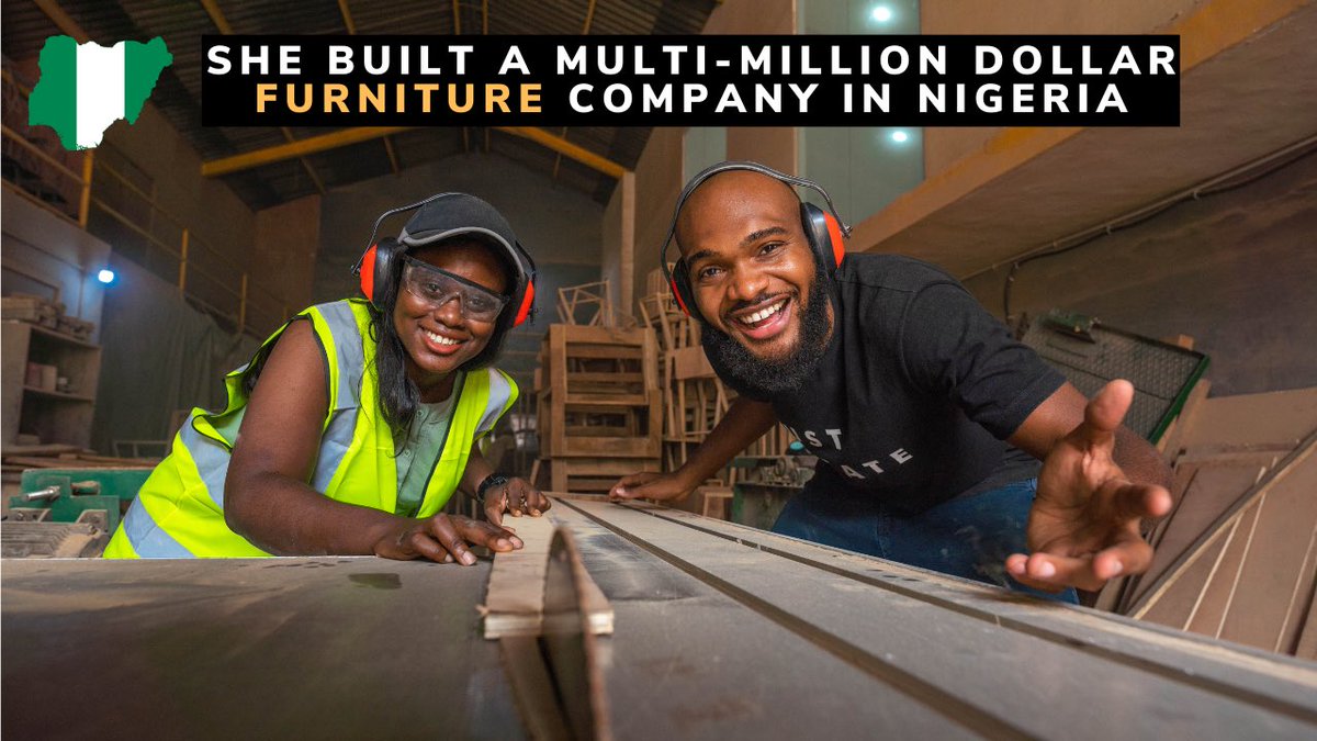New Video: At 26 Years, She owns a Multimillion Dollar Furniture Company in Nigeria. Link: youtube.com/watch?v=q2k1X1… Retweet’s Appreciated 🙏🏾