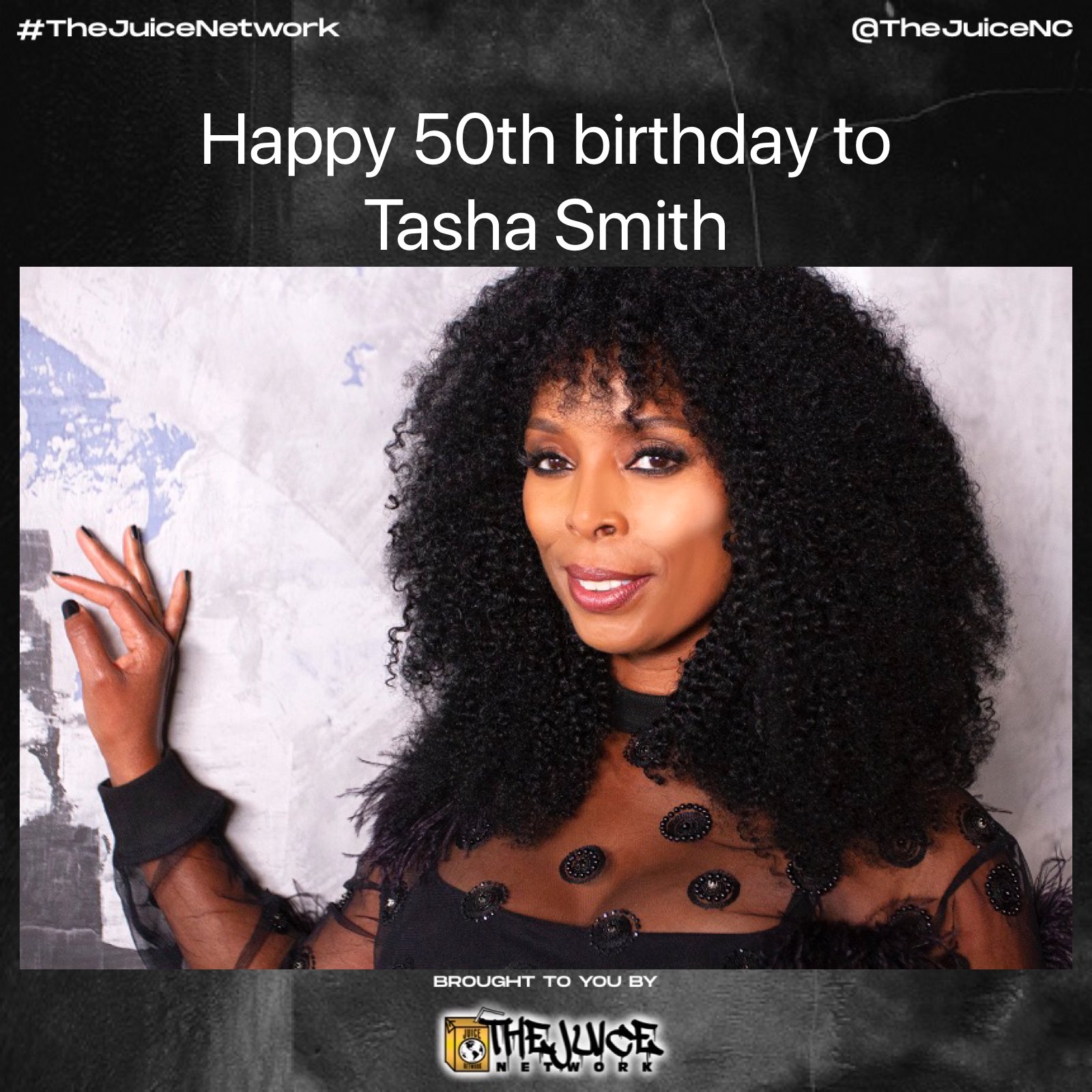 Happy 50th birthday to Tasha Smith!    