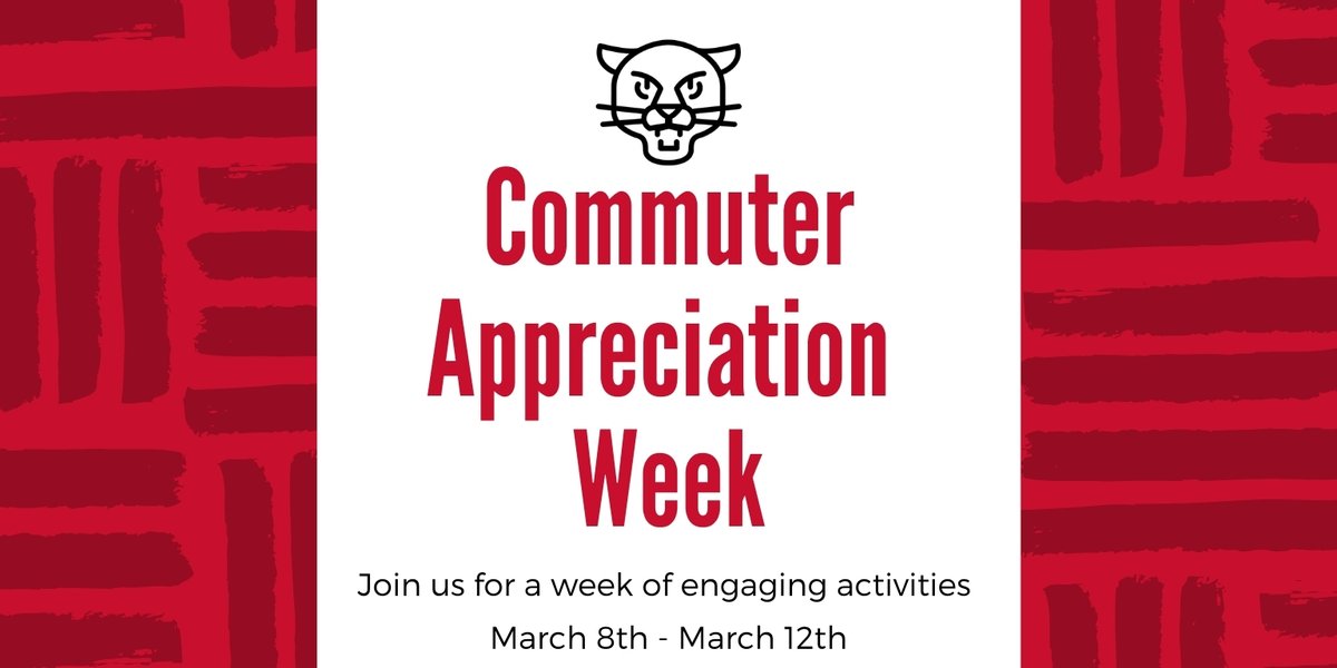 UHCommuterServ's tweet photo. Get Ready for Commuter Appreciation Week! Activities each day with chances to win prizes! https://t.co/PLGjcqcyf6