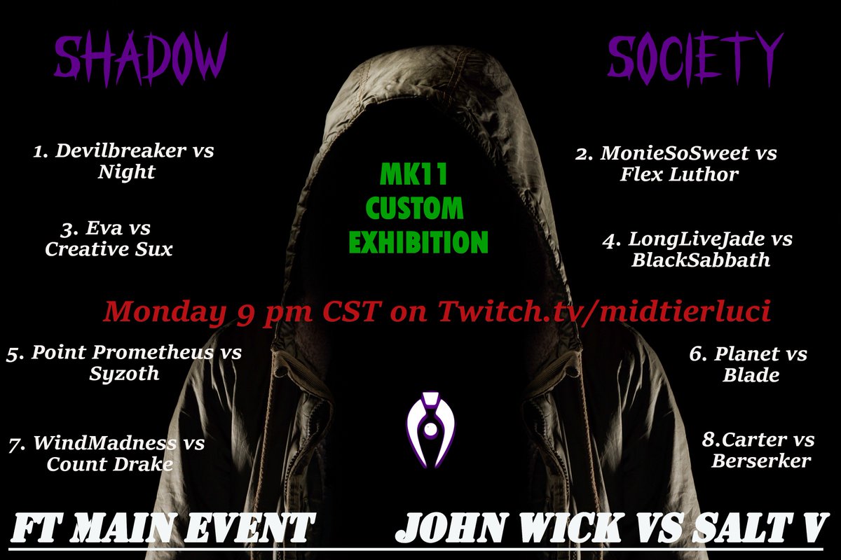 StyLuci's tweet photo. New week, new card layout, same toxicity in the Shadow Society! week 25 is officially live with this card. Joining me on the mic is the man with the voice of gold @UMKW_Jade! Tune in 9pm cst Monday on https://t.co/aC25FE3kgE

#WatchTheShadows https://t.co/5hyNWVRHPF