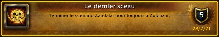sshaphyr's tweet photo. Je viens d’accomplir le haut fait [Le dernier sceau] ! #Warcraft https://t.co/QR3WDrM0W0