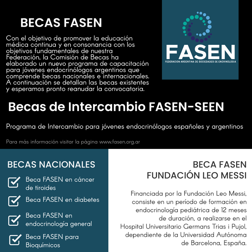 EndoFASEN's tweet photo. Las actividades de #FASEN
Becas Fasen https://t.co/8xhtbCEoce