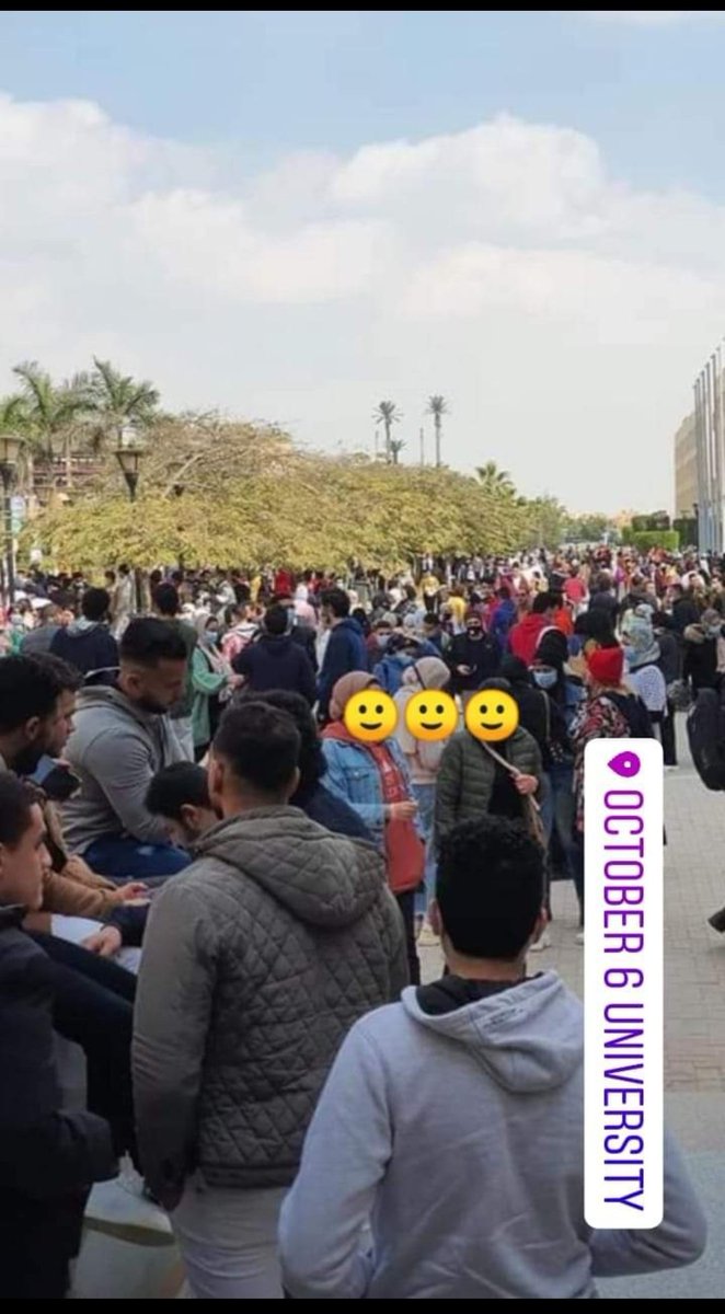 kabdelr1's tweet photo. جامعة 6 اكتوبر فى أول يوم امتحانات ...
لنا الله 
#اقاله_وزير_التعليم_العالي https://t.co/DfS0NvrzHJ