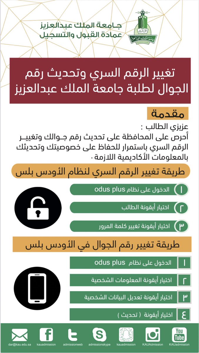 جامعة الملك عبدالعزيز انتساب اودس