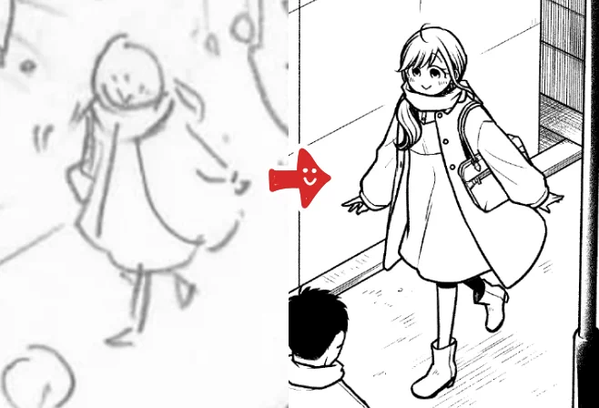 ネーム時点で担当さんから「はじめてのおつかい」と愛でられたOLさん👧🌼 