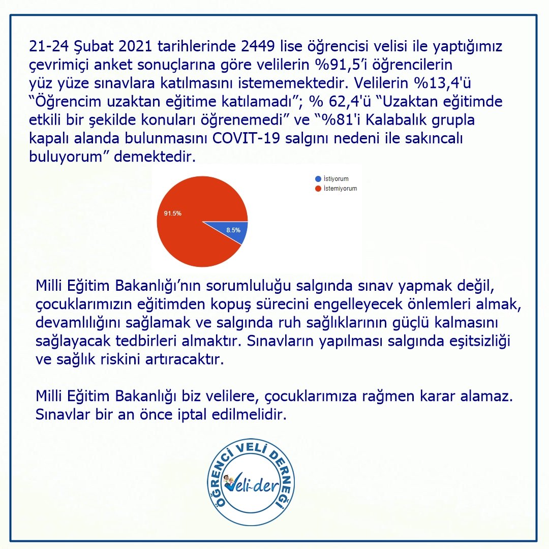 Biliyoruz sen kimseyi düşünmeyin. Çocuğun yurt dışında okur.Ya biz.Ailemiz.Hasta olursak ne olacak.  #NoticeTurkishStudents
#ertelemedeğiliptalistiyoruz