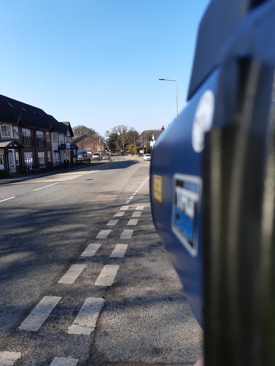 GawsChelfordPol's tweet photo. Trucam was used in Chelford Village this lunch time 15 activations over the speed limit. 15 fines from Central Ticket Office and points to match. Was it worth getting there maybe 15 seconds earlier? #Fatal5 #THINK #keeptothelimit https://t.co/TsWZc6TxlH