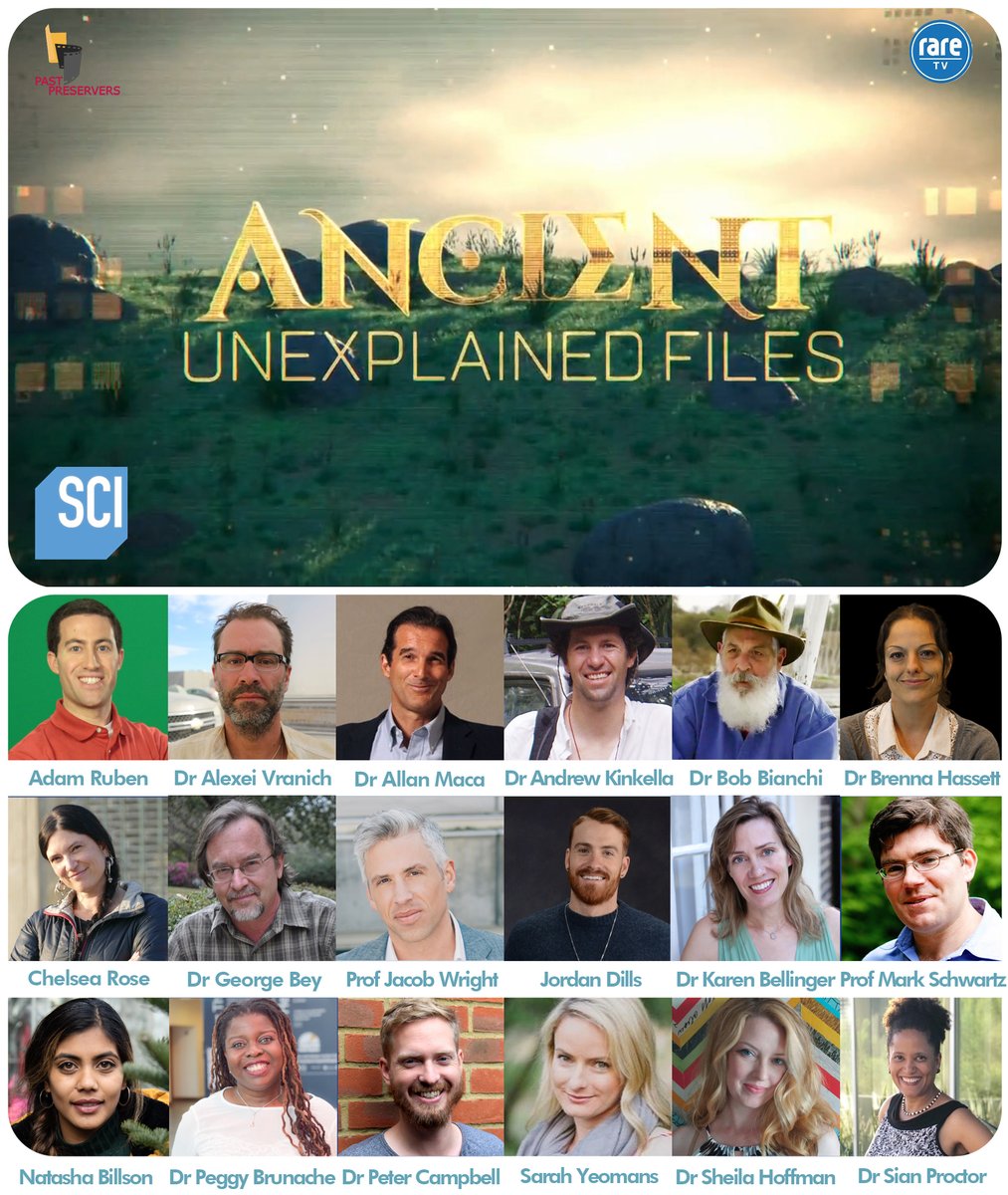 Pastpreservers's tweet photo. Latest episode of #AncientUnexplainedFiles out tonight! Huge thanks to @RareTelevision &amp; we just want to say how proud we are of our amazing team of experts! https://t.co/R0cs6TUSI6