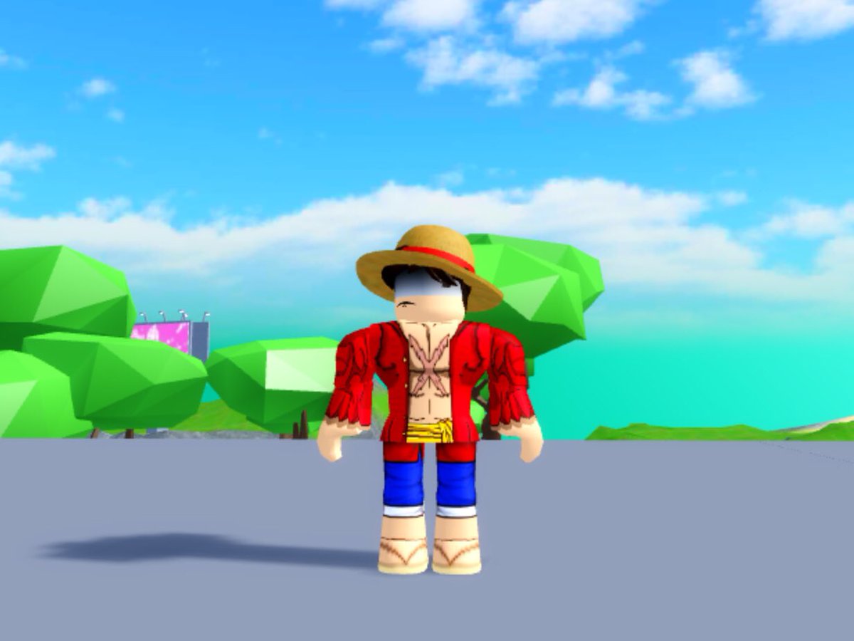 como fazer skin do Luffy grátis no Roblox 