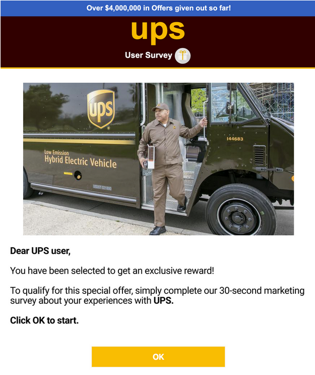 Realtor2000's tweet photo. ***SCAM***
I received this email today from: 
UPS <leminhphu27121993@gmail.com>
Don't fall for these scams! Always make sure it's from the company directly. UPS is never spelled with lower-case letters as seen in the picture

#ScamAlert #scam #email #stayalert #LawEnforcement https://t.co/rgg8V85abd