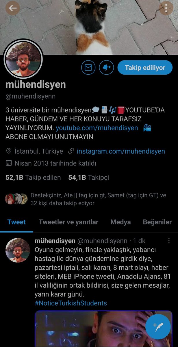 Gulsumyldrm16's tweet photo. Sonuç ne olursa olsun bu yolda bize çok destek verdin teşekkürler @muhendisyenn #NoticeTurkishStudents https://t.co/V5KswJXYz1