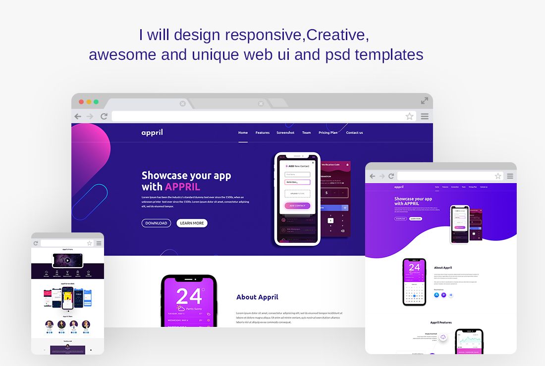 SuponSaha's tweet image. I will design photoshop web template or PSD website UI

buff.ly/2WjHB57

#design #business #awesome #templates #unique 
#responsive  #psd #webui #marketing #socialmedia 
#branding #art #ui #uxdesign #html #image 
#template #icon #html5 #responsiveness #Websites